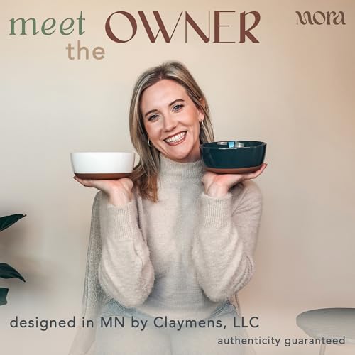 Mora Ceramic Flat Bowls Set of 4