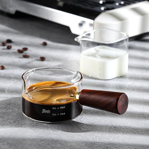 Espresso Shot Glasses with Wood Handle