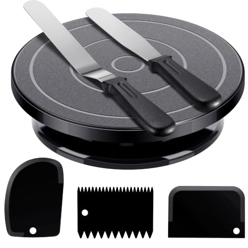 Cake Decorating Kit with Turntable Baking Supplies for Beginner Pros