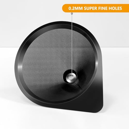 Pour Over Coffee Dripper Reusable Coffee Filter Paperless Coffee Filter Stainless Steel Pour Over Coffee Maker Cone Coffee Dripper for 1