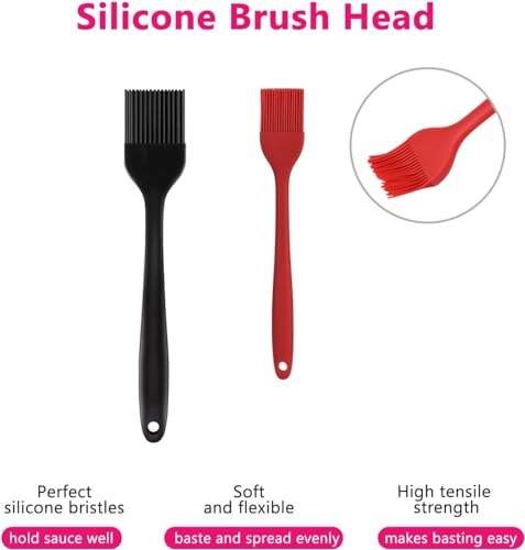 Silicone Basting Pastry Brush Set 2 Pack