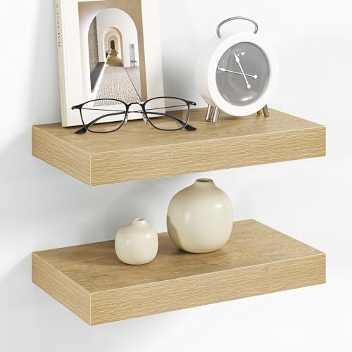 12 Inch Floating Shelves Wall Mounted for Display (2 Count)