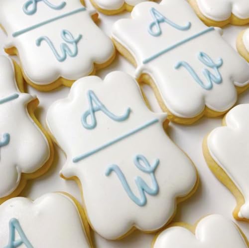 Frame Cookie Cutters 10 Shapes with 6 Cookie Scribes & 1 Storage Bag (17 Count)