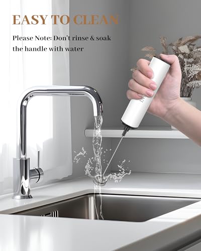 Rechargeable Milk Frother with Cover