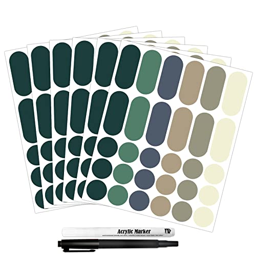 180Pcs Removable Labels for Jars Waterproof Self Adhesive Kitchen Label Stickers for Food Storage Containers