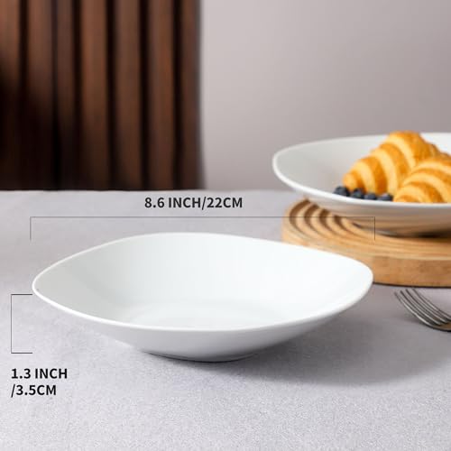 Ceramic Large Soup Bowls (4 Count)