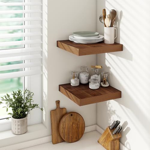 Square Floating Shelves 12x12” Set of 2 (2 Count)