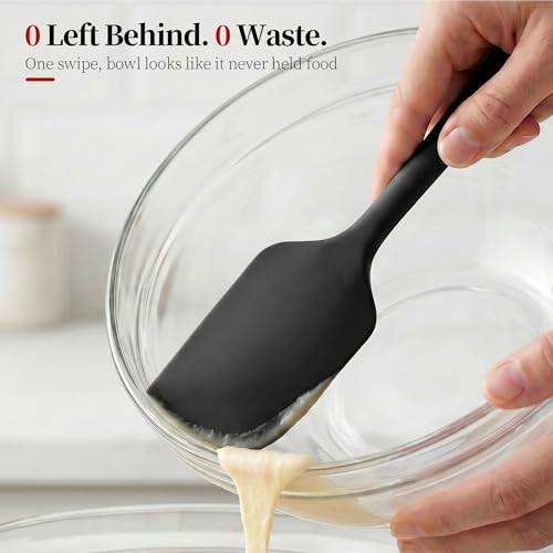 600ºF Heat Resistant Large Silicone Spatula for Baking