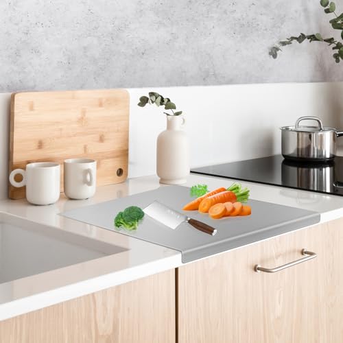 Large Stainless Steel Cutting Board for Kitchen (2 Count)