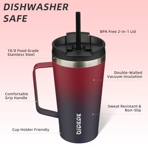 18oz Insulated Tumbler with Handle
