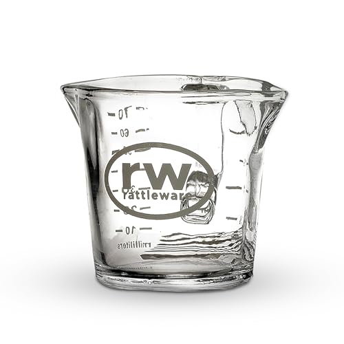 3oz Espresso Shot Glass Pitcher with Double Spout