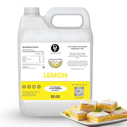 Lemon Flavoring Oil 32 oz (32 Fl Oz)