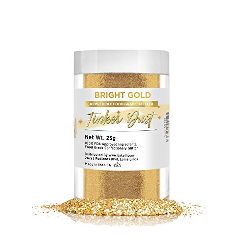 Bright Gold Edible Glitter