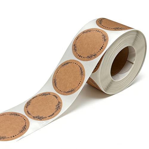 500 Pcs 2" Canning Labels for Jar and Lids (500 Count)