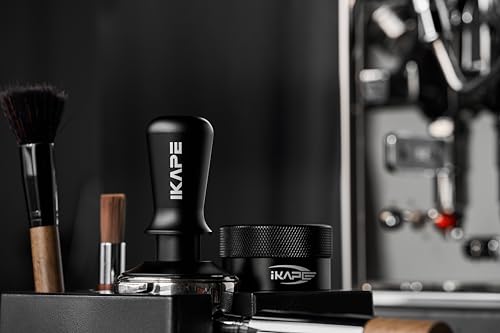 8-IN-1 51MM Espresso Tool Set, Coffee Tamper & Distributor Kit with Magnetic Funnel, Puck Screen, Tamper Station, WDT Tool, Cleaning Brush & Towel for Home Barista