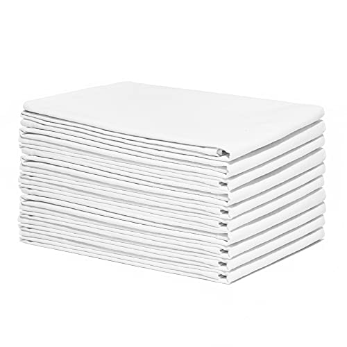 Organic Cotton White Dish Towels (10 Count)