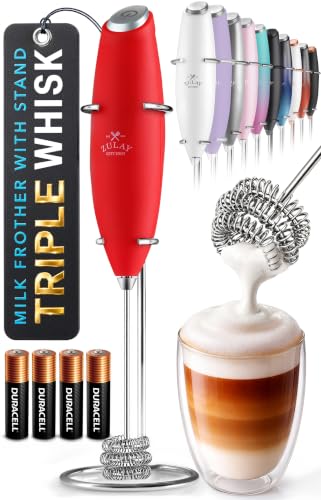 Powerful Milk Frother Wand With Duracell Batteries