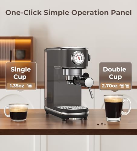 20 Bar Espresso Machine with Milk Frother
