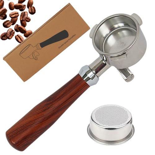 Espresso Portafilter 54mm Double Spout Compatible with Breville Bambino Plus