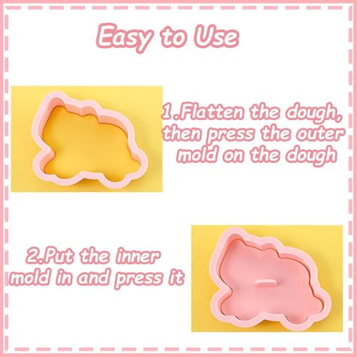 8 pcs Cat Cookie Cutters Set (8 Count)