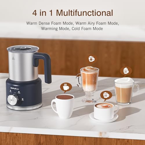 Milk Frother 4 in 1 Electric Milk Steamer
