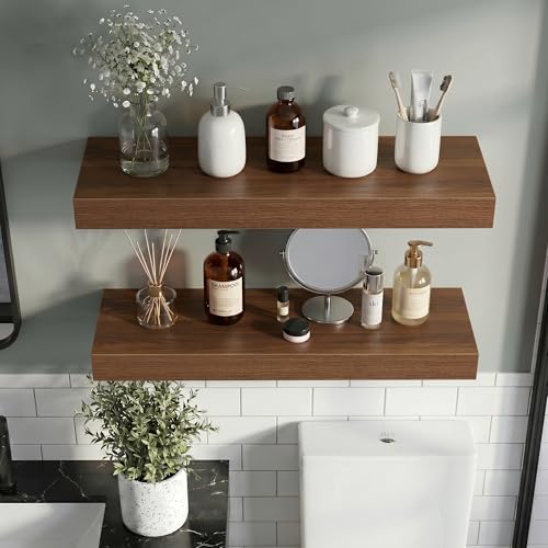48 Inch Floating Shelves Wall Mounted for Display (2 Count)