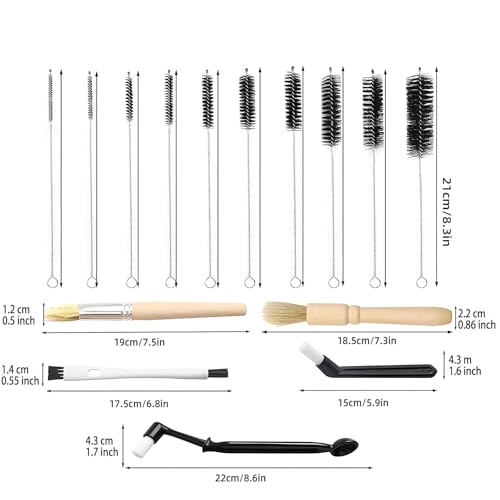15 Piece Coffee Grinder & Espresso Cleaning Brush Kit