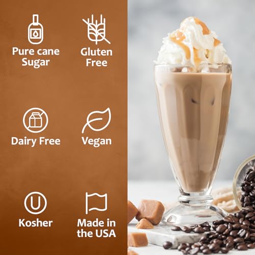 Coffee Syrup Caramel Flavored Syrup for Drinks (25.4 Fl Oz)