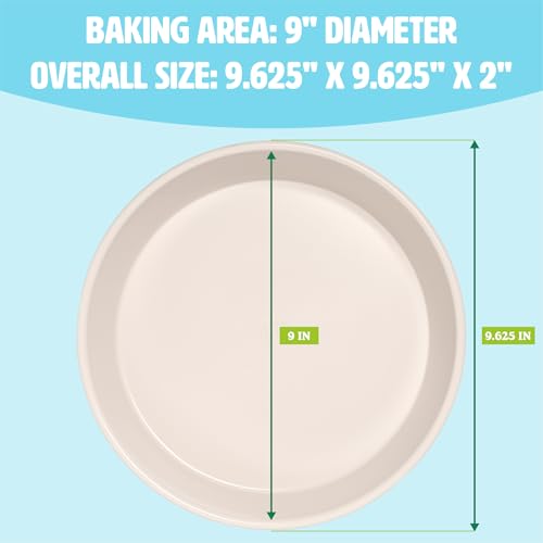 Clean Ceramic Round Cake Pans Set (2 Count)