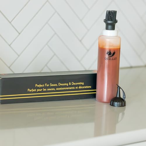 Silicone Basting Brush & BBQ Sauce Bottle