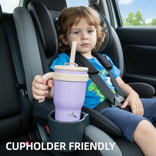 14 oz Tumbler with Handle and Straw