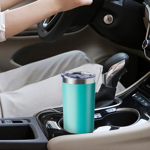20 oz Skinny Tumbler with Lid and Straw (4 Count)