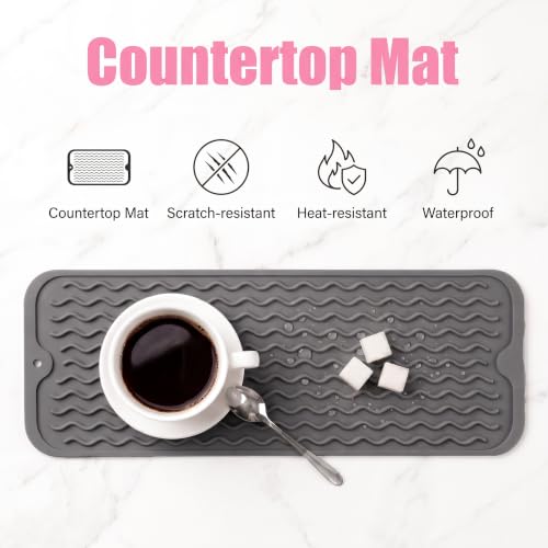 Silicone Dish Drying Mat for Multiple Usage