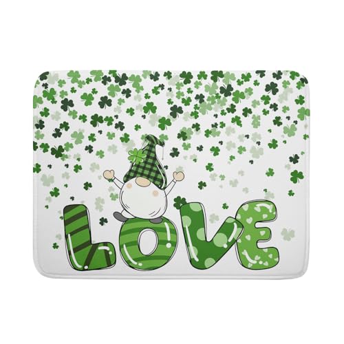 St Patrick's Day Gnomes Love Dish Drying Mat for Kitchen Counter