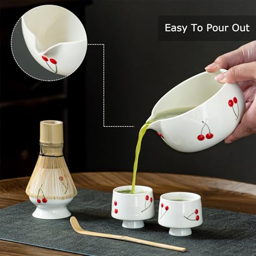 Matcha Whisk Set with Spout (6 Count)