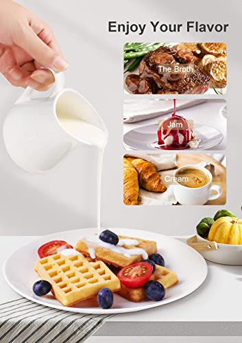 12 Oz Ceramic Creamer with Handle