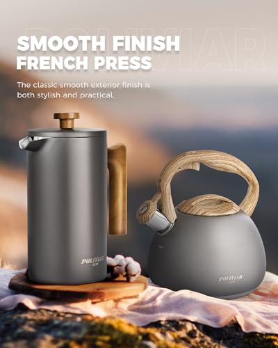 POLIVIAR French Press Coffee Maker
