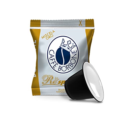 Miscela Oro Espresso Pods Compatible with Nespresso Original Machines (50 Count)