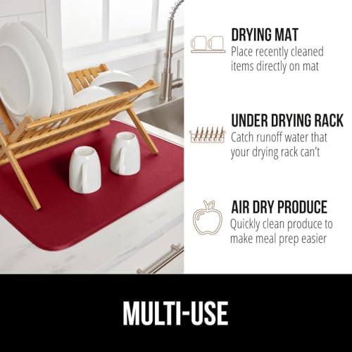 Ultra Absorbent Microfiber Dish Drying Mat