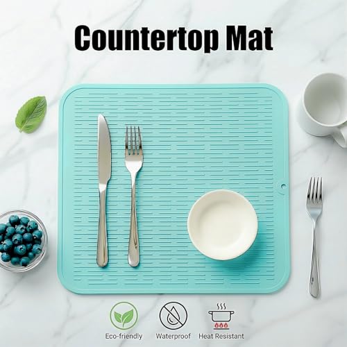 Silicone Dish Drying Mat for Multiple Usage