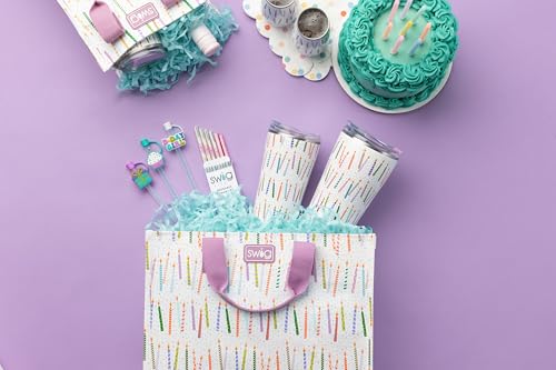 Reusable Straw Set with Cleaning Brush (6 Count)