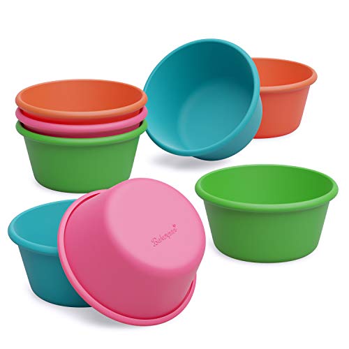 Silicone Jumbo Muffin Liners for Baking (8 Count)