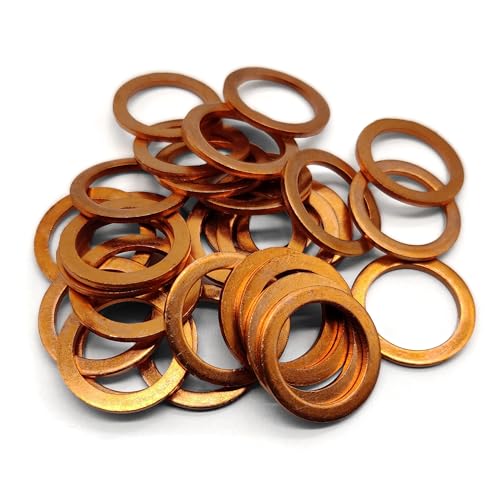 M16 Flat Washer Copper Sealing Ring (30 Count)