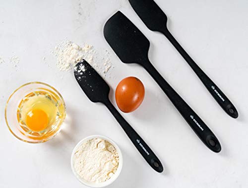 Premium 600°F Heat Resistant 5 Piece Silicone Spatula Set for Baking (5 Count)