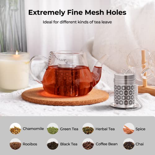 Stainless Steel Tea Infuser Fine Mesh Tea Strainers for Loose Tea