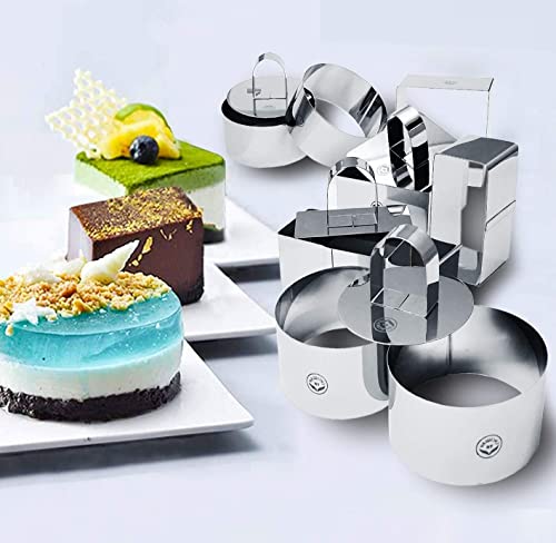 NewlineNY Stainless Steel Dessert Rings