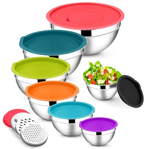 Stainless Steel Mixing Bowls (7 Count)