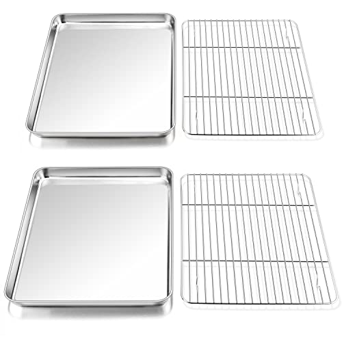 16 Inch Baking Sheet with Rack Set
