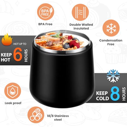20oz Vacuum Insulated Soup Thermo for Hot Food