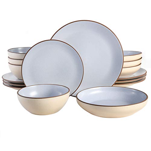 Contempo Classic Double Bowl Dinnerware Set